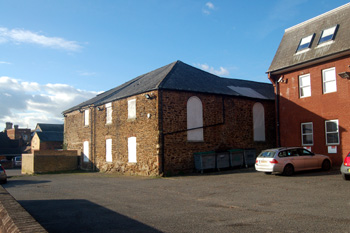 Remains of chapel behind 14 to 16 Hockliffe Street November 2008